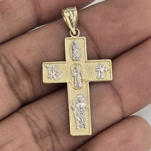 14kt Real Gold Cross Pendant